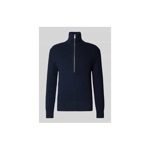 Sweter z dzianiny ze stójką model ‘MANUELO’ ze sklepu Peek&Cloppenburg  w kategorii Swetry męskie - zdjęcie 177852700