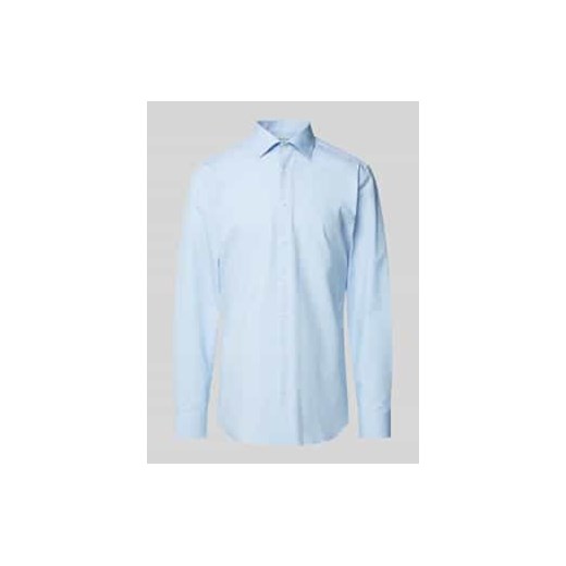 Koszula biznesowa o kroju slim fit z kołnierzykiem typu kent ze sklepu Peek&Cloppenburg  w kategorii Koszule męskie - zdjęcie 177852782
