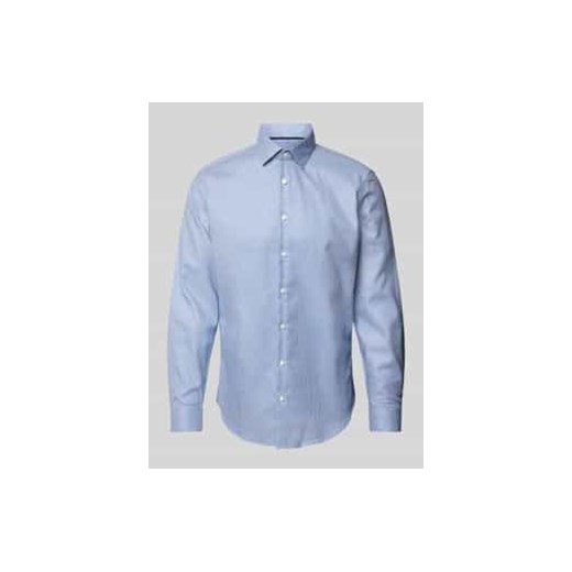 Koszula biznesowa o kroju slim fit z kołnierzykiem typu kent ze sklepu Peek&Cloppenburg  w kategorii Koszule męskie - zdjęcie 177853050