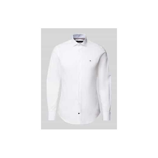Koszula biznesowa o kroju slim fit z listwą guzikową ze sklepu Peek&Cloppenburg  w kategorii Koszule męskie - zdjęcie 177853082
