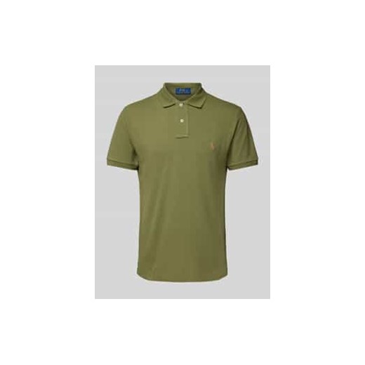 Koszulka polo o kroju custom fit z czystej bawełny ze sklepu Peek&Cloppenburg  w kategorii T-shirty męskie - zdjęcie 177853261