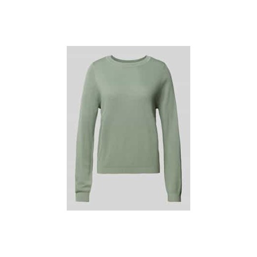 Sweter z dzianiny z bufiastymi rękawami ze sklepu Peek&Cloppenburg  w kategorii Swetry damskie - zdjęcie 177853312