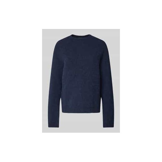 Sweter z dzianiny z mieszanki wełny z alpaki z okrągłym dekoltem ze sklepu Peek&Cloppenburg  w kategorii Swetry damskie - zdjęcie 177853530