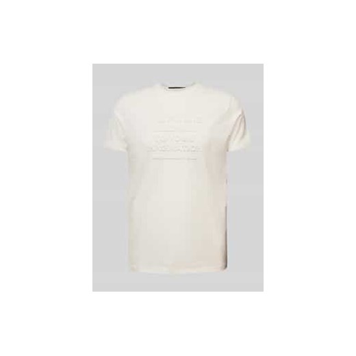 T-shirt z detalem z logo ze sklepu Peek&Cloppenburg  w kategorii T-shirty męskie - zdjęcie 177853641
