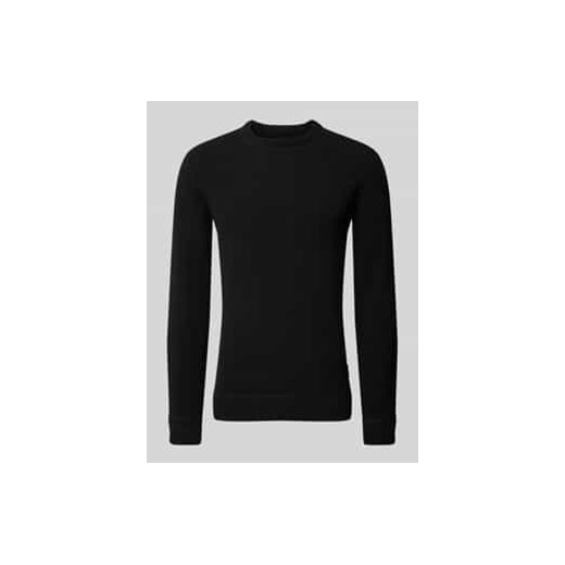 Sweter z dzianiny z okrągłym dekoltem model ‘SETHAN’ ze sklepu Peek&Cloppenburg  w kategorii Swetry męskie - zdjęcie 177853664