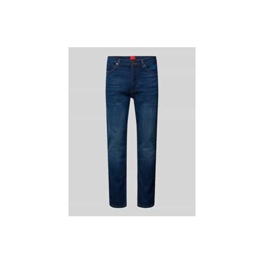 Jeansy o kroju tapered fit z 5 kieszeniami ze sklepu Peek&Cloppenburg  w kategorii Jeansy męskie - zdjęcie 177853804