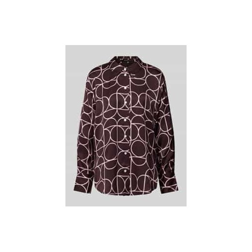 Bluzka o kroju regular fit z wykładanym kołnierzem model ‘Zeline’ ze sklepu Peek&Cloppenburg  w kategorii Koszule damskie - zdjęcie 177853900