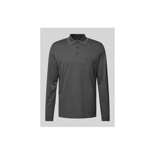 Koszulka polo z krótką listwą guzikową ze sklepu Peek&Cloppenburg  w kategorii T-shirty męskie - zdjęcie 177853974