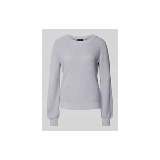 Sweter z dzianiny z bufiastymi rękawami ze sklepu Peek&Cloppenburg  w kategorii Swetry damskie - zdjęcie 177854012