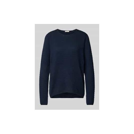 Sweter z dzianiny z prążkowanymi wykończeniami model ‘Dodo’ ze sklepu Peek&Cloppenburg  w kategorii Swetry damskie - zdjęcie 177854203