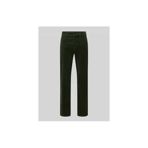 Spodnie sztruksowe o kroju regular fit z bawełny ekologicznej ze sklepu Peek&Cloppenburg  w kategorii Spodnie męskie - zdjęcie 177854211