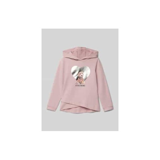 Bluza o kroju regular fit z metalicznym nadrukiem ze sklepu Peek&Cloppenburg  w kategorii Bluzy dziewczęce - zdjęcie 177854284