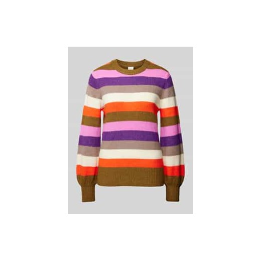 Sweter z dzianiny z raglanowymi rękawami model ‘EDEN’ ze sklepu Peek&Cloppenburg  w kategorii Swetry damskie - zdjęcie 177854434