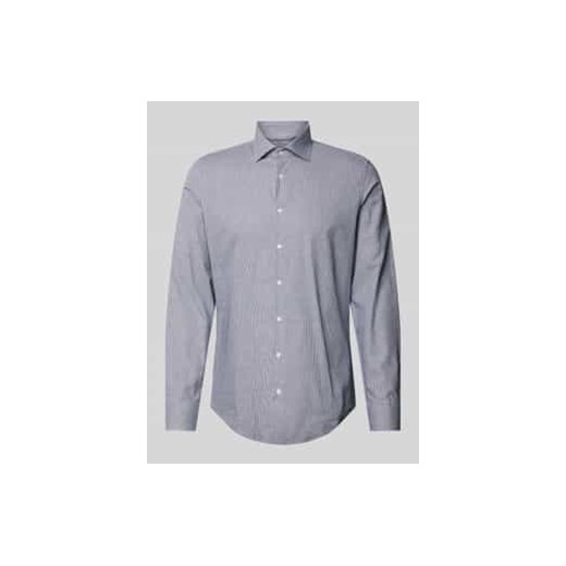 Koszula biznesowa o kroju regular fit z kołnierzykiem typu kent ze sklepu Peek&Cloppenburg  w kategorii Koszule męskie - zdjęcie 177854441