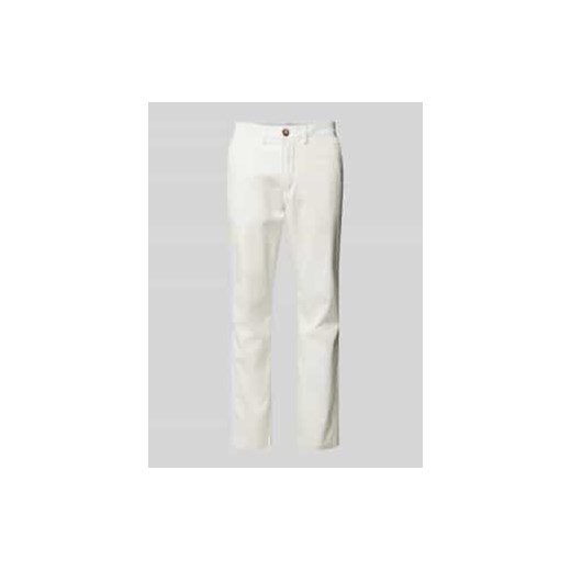 Spodnie materiałowe o kroju slim fit z wpuszczanymi kieszeniami w stylu francuskim ze sklepu Peek&Cloppenburg  w kategorii Spodnie męskie - zdjęcie 177854453