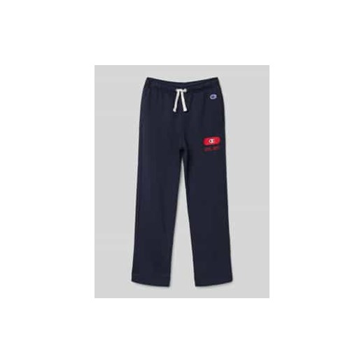 Spodnie dresowe z wyhaftowanym logo ze sklepu Peek&Cloppenburg  w kategorii Spodnie chłopięce - zdjęcie 177854462
