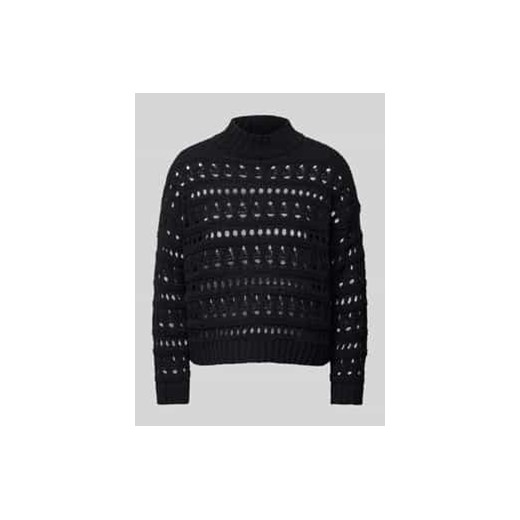 Sweter z ażurowym wzorem model ‘LEAH’ ze sklepu Peek&Cloppenburg  w kategorii Swetry damskie - zdjęcie 177854520