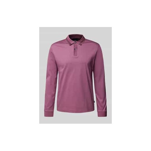 Koszulka polo z detalem z logo model ‘Pleins’ ze sklepu Peek&Cloppenburg  w kategorii T-shirty męskie - zdjęcie 177854522