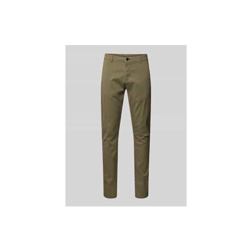 Chinosy o kroju slim fit z kieszeniami z tyłu ze sklepu Peek&Cloppenburg  w kategorii Spodnie męskie - zdjęcie 177854742