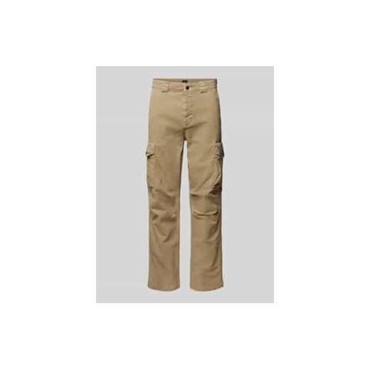 Spodnie cargo o kroju regular fit ze szwami działowymi model ‘Sista’ ze sklepu Peek&Cloppenburg  w kategorii Spodnie męskie - zdjęcie 177854780