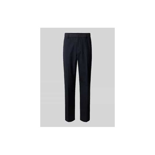 Spodnie materiałowe o kroju regular fit z elastycznym pasem ze sklepu Peek&Cloppenburg  w kategorii Spodnie męskie - zdjęcie 177854793