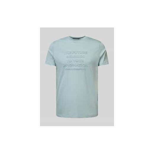T-shirt z detalem z logo ze sklepu Peek&Cloppenburg  w kategorii T-shirty męskie - zdjęcie 177854954