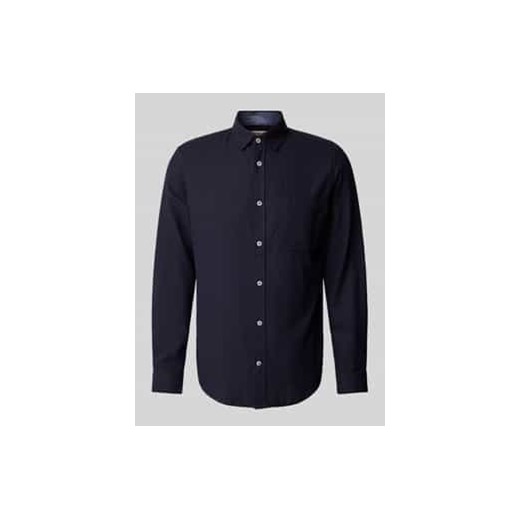 Koszula casualowa o kroju regular fit z kieszenią na piersi ze sklepu Peek&Cloppenburg  w kategorii Koszule męskie - zdjęcie 177855401