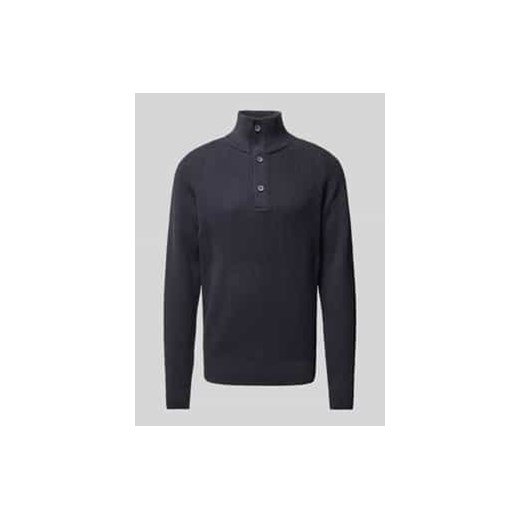 Sweter z dzianiny ze stójką model ‘Kristian’ ze sklepu Peek&Cloppenburg  w kategorii Swetry męskie - zdjęcie 177855431