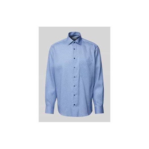 Koszula biznesowa o kroju comfort fit z kołnierzykiem typu kent ze sklepu Peek&Cloppenburg  w kategorii Koszule męskie - zdjęcie 177855443