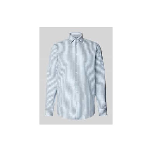 Koszula biznesowa o kroju regular fit z listwą guzikową ze sklepu Peek&Cloppenburg  w kategorii Koszule męskie - zdjęcie 177855444