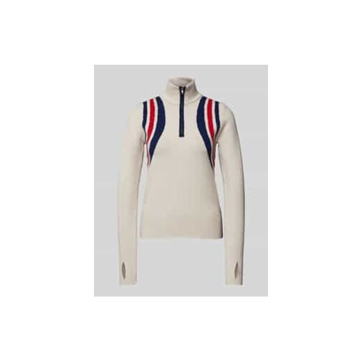 Sweter z dzianiny ze stójką model ‘OLGA’ ze sklepu Peek&Cloppenburg  w kategorii Swetry damskie - zdjęcie 177855833