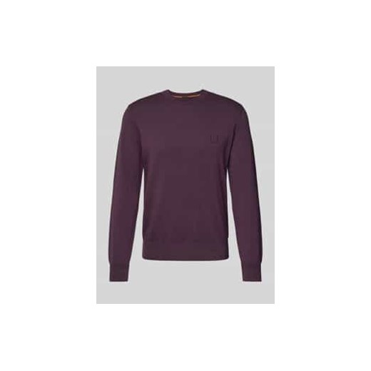 Sweter z dzianiny z domieszką kaszmiru model ‘Kanovano’ ze sklepu Peek&Cloppenburg  w kategorii Swetry męskie - zdjęcie 177855861