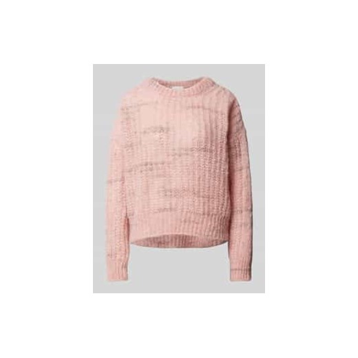 Sweter z dzianiny z okrągłym dekoltem ze sklepu Peek&Cloppenburg  w kategorii Swetry damskie - zdjęcie 177856060