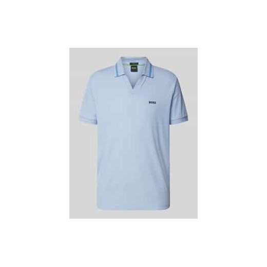 Koszulka polo z nadrukiem z logo ze sklepu Peek&Cloppenburg  w kategorii T-shirty męskie - zdjęcie 177856112