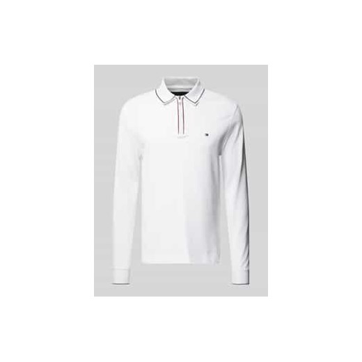 Koszulka polo o kroju slim fit z wyhaftowanym logo ze sklepu Peek&Cloppenburg  w kategorii T-shirty męskie - zdjęcie 177856141