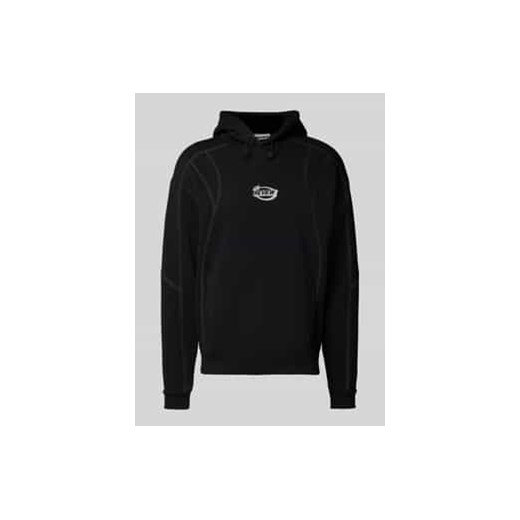 Bluza z kapturem o kroju oversized z mieszanki bawełny ze sklepu Peek&Cloppenburg  w kategorii Bluzy męskie - zdjęcie 177856273