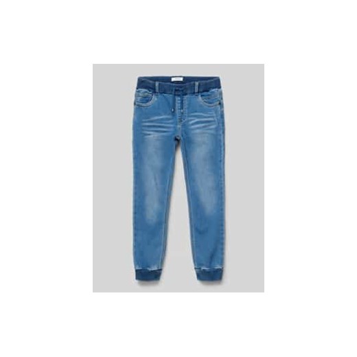 Jeansy o kroju baggy fit z elastycznymi wykończeniami model ‘BEN’ ze sklepu Peek&Cloppenburg  w kategorii Spodnie chłopięce - zdjęcie 177856320