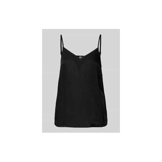 Top na ramiączkach o kroju regular fit z wiskozą i obszyciem z siateczki model ‘MELVA’ ze sklepu Peek&Cloppenburg  w kategorii Bluzki damskie - zdjęcie 177856344