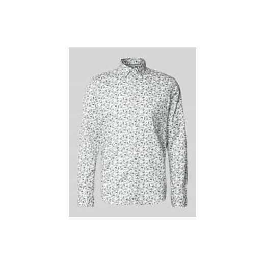 Koszula biznesowa o kroju regular fit z kołnierzykiem typu kent ze sklepu Peek&Cloppenburg  w kategorii Koszule męskie - zdjęcie 177856354
