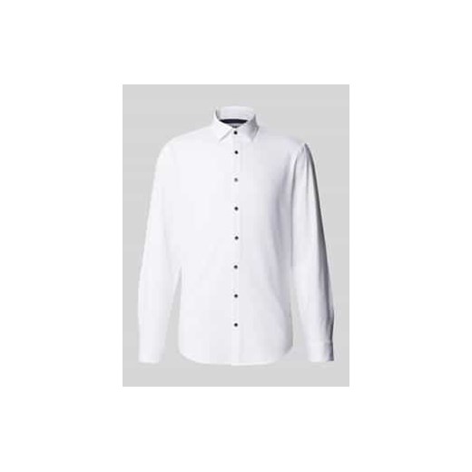 Koszula biznesowa o kroju slim fit z kołnierzykiem typu kent ze sklepu Peek&Cloppenburg  w kategorii Koszule męskie - zdjęcie 177856393