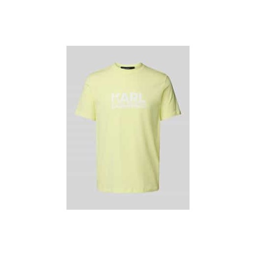 T-shirt z nadrukiem z logo ze sklepu Peek&Cloppenburg  w kategorii T-shirty męskie - zdjęcie 177856502