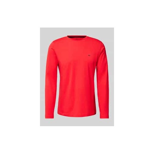 Bluzka z długim rękawem z nadrukiem z logo ze sklepu Peek&Cloppenburg  w kategorii T-shirty męskie - zdjęcie 177856622