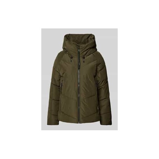 Kurtka pikowana z kapturem model ‘ALESS’ ze sklepu Peek&Cloppenburg  w kategorii Kurtki damskie - zdjęcie 177856723