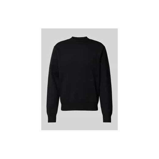 Sweter z dzianiny z nadrukiem z logo model ‘VESTERBRO’ ze sklepu Peek&Cloppenburg  w kategorii Swetry męskie - zdjęcie 177856790