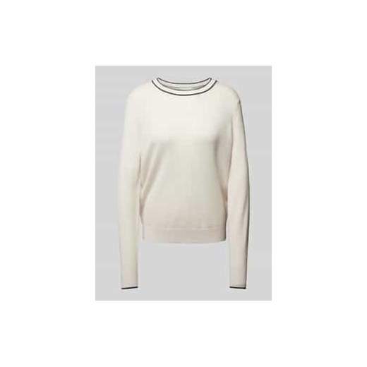 Sweter z kaszmiru z okrągłym dekoltem ze sklepu Peek&Cloppenburg  w kategorii Swetry damskie - zdjęcie 177857153