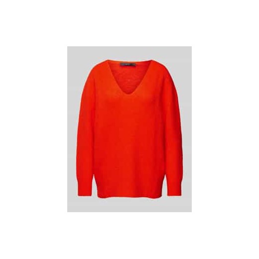 Sweter z dzianiny z dekoltem w łódkę ze sklepu Peek&Cloppenburg  w kategorii Swetry damskie - zdjęcie 177857322