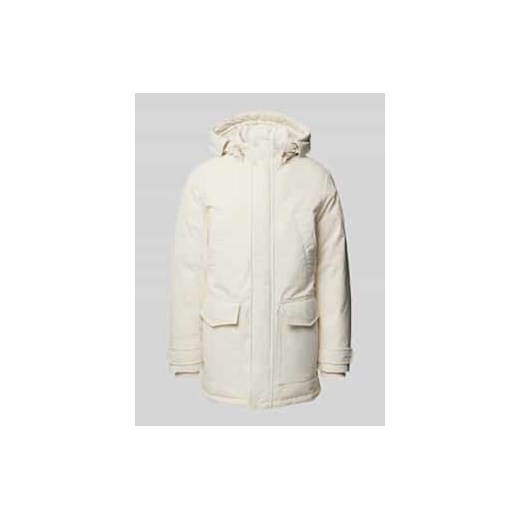 Parka z kapturem model ‘ROCKIE’ ze sklepu Peek&Cloppenburg  w kategorii Kurtki męskie - zdjęcie 177857362