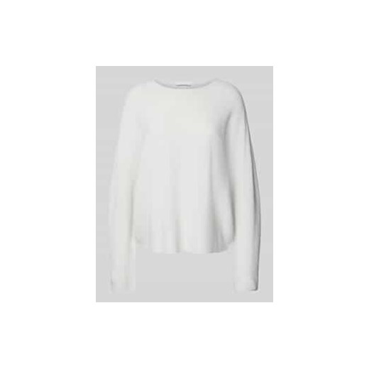 Sweter z dzianiny z okrągłym dekoltem ze sklepu Peek&Cloppenburg  w kategorii Swetry damskie - zdjęcie 177857483