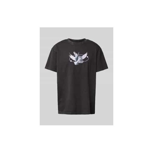 T-shirt z nadrukiem z motywem model ‘VIVE LE LIBERTÉ’ ze sklepu Peek&Cloppenburg  w kategorii T-shirty męskie - zdjęcie 177857572