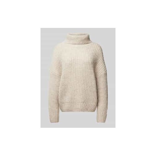 Sweter z dzianiny z golfem ze sklepu Peek&Cloppenburg  w kategorii Swetry damskie - zdjęcie 177857870